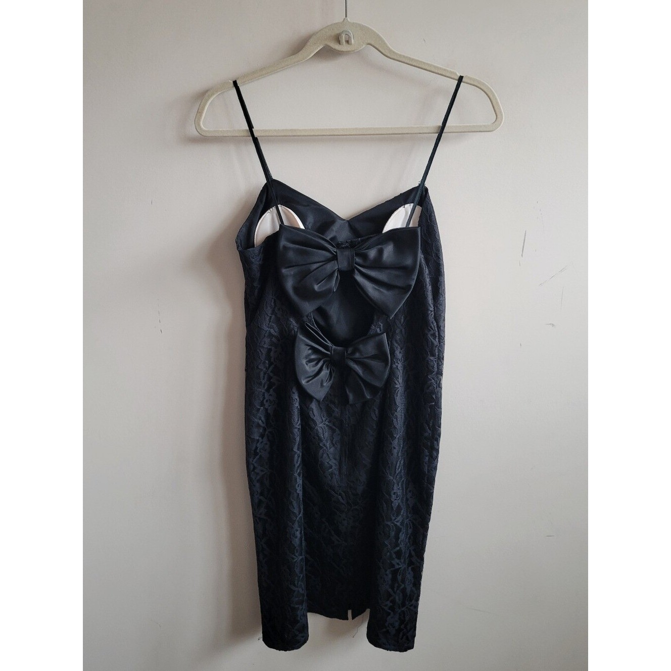 Nadine Vintage Lace Double Bow Back Party Dress