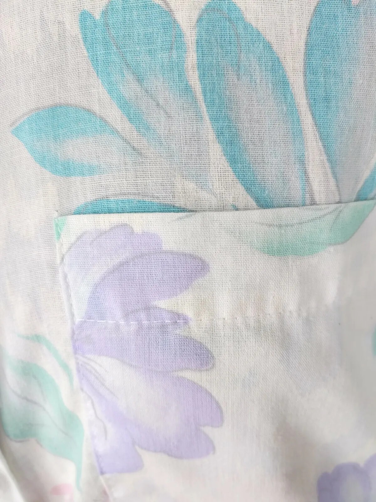 Vintage Ardmore Pastel Floral Button Down Shirt Size Medium