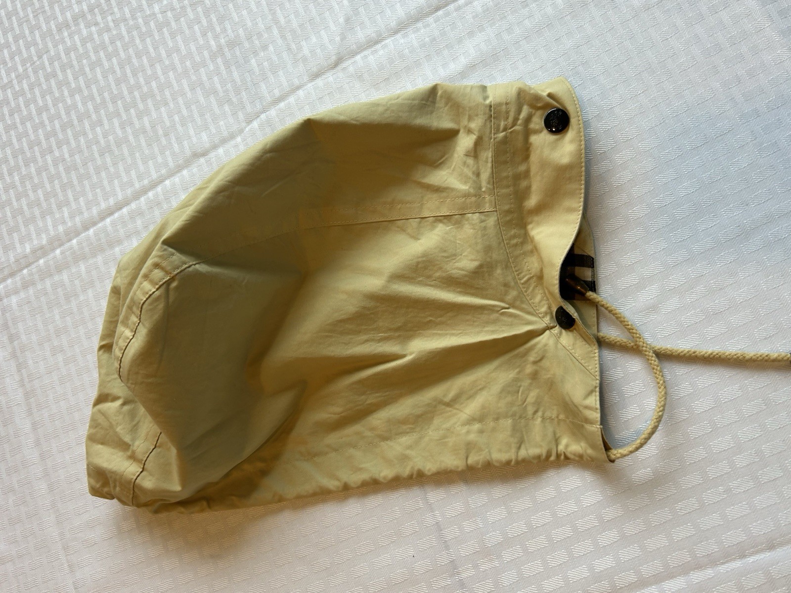Vintage Burberry Women’s Medium Trench Rain Coat with Removable Hood