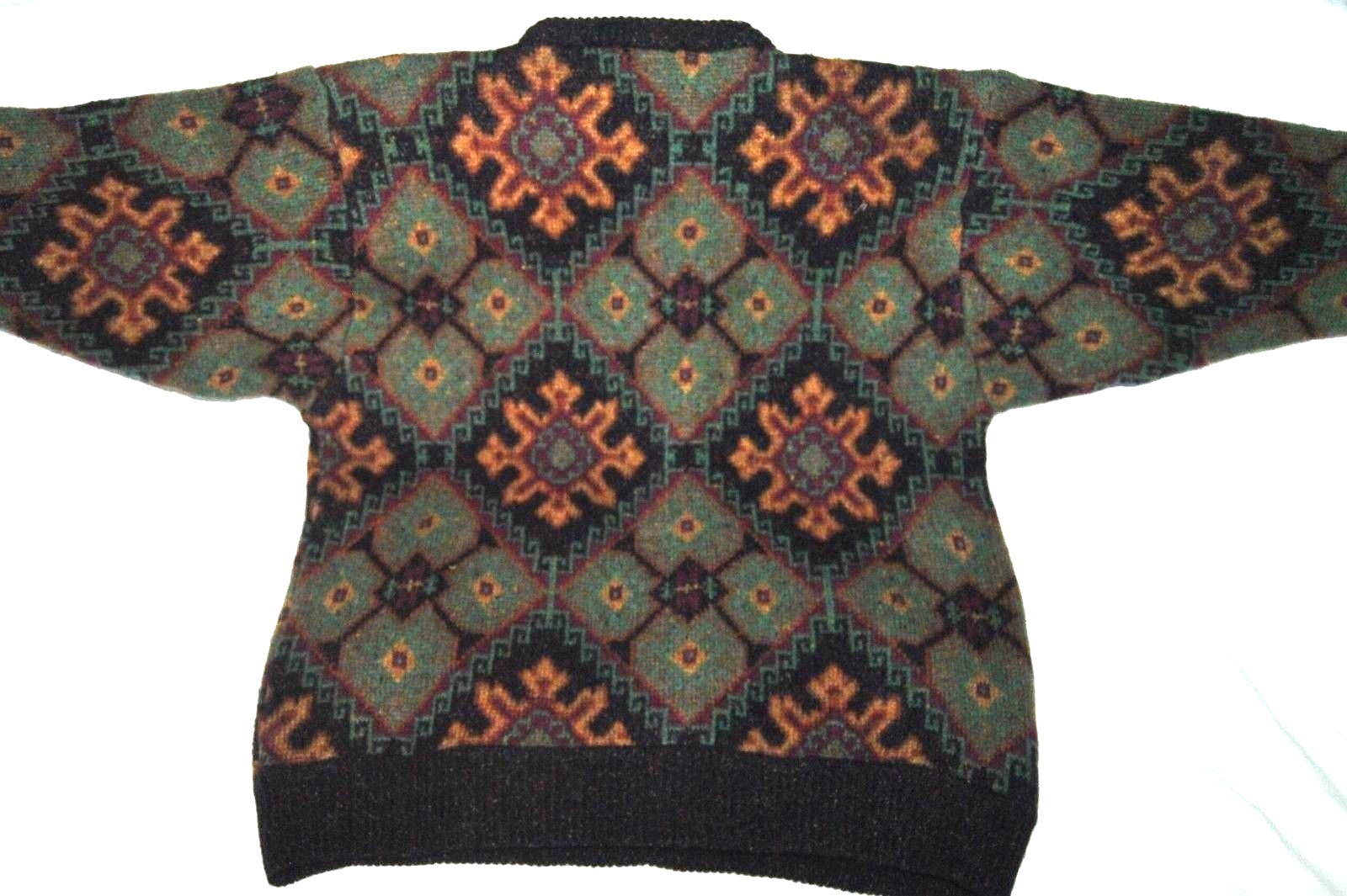 Vintage Michael Ross Sweater 100% Wool HEAVY WARM sz 7 XL GREAT CONDITION