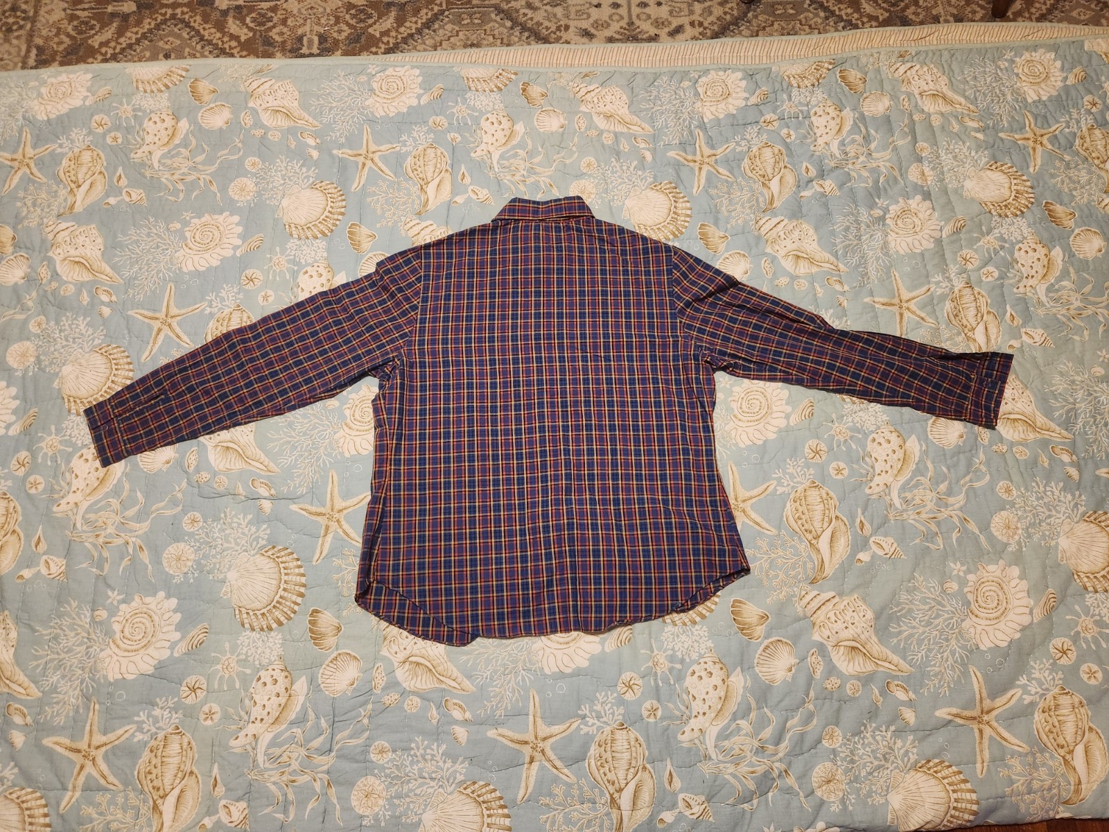 Vintage Plaid Shirt 70’s 80’s Sears The Fashion Place Size 18