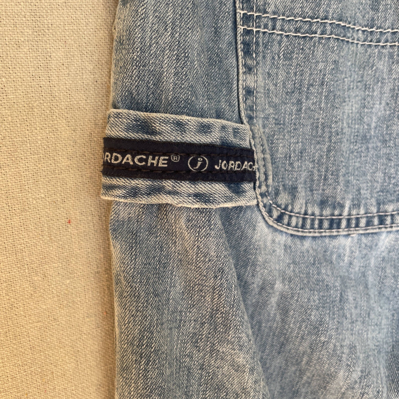 VTG Jordache Carpenter Jeans 1970’s Size 15/16 Light Wash Wide Leg