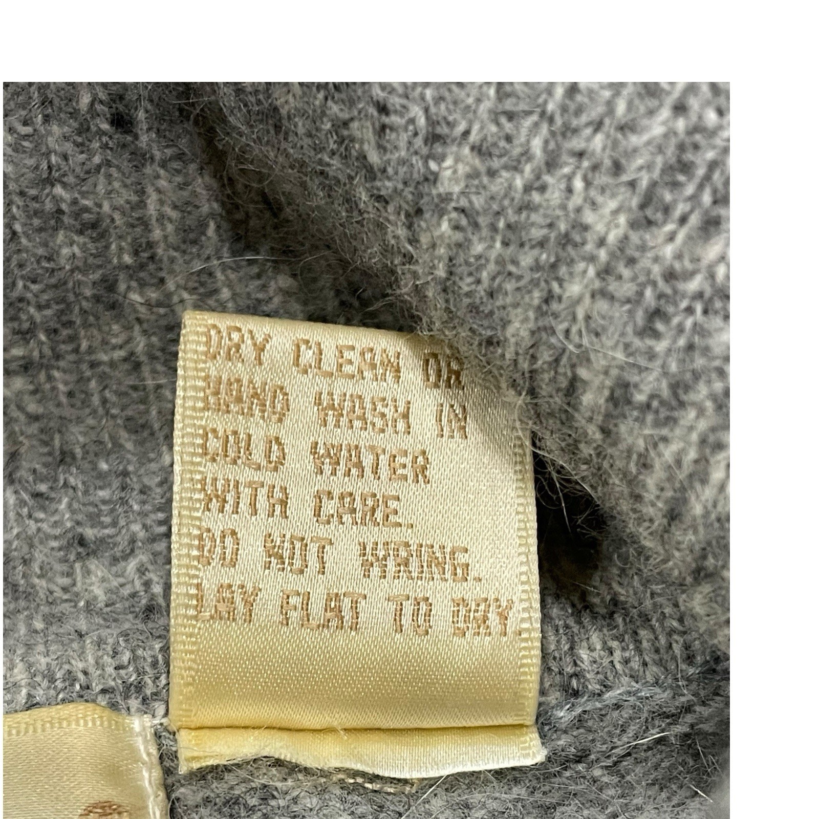 Vintage John Meyer Women’s M Lambswool Angora Wool Sweater Turtleneck Cowl 80s
