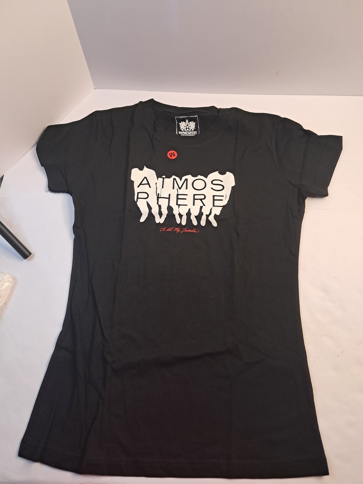 Vintage Atmosphere 'To All My Friends’ Rhymesayers Black Women’s T-Shirt Medium