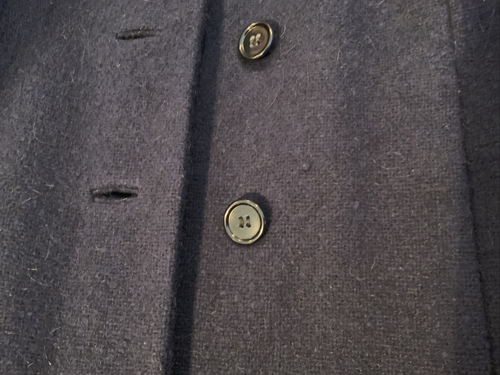 VTG 60s Women’s Navy Blue Wool 2Pc Skirt Jacket Suit Sz 6 GUC Pinup Girl