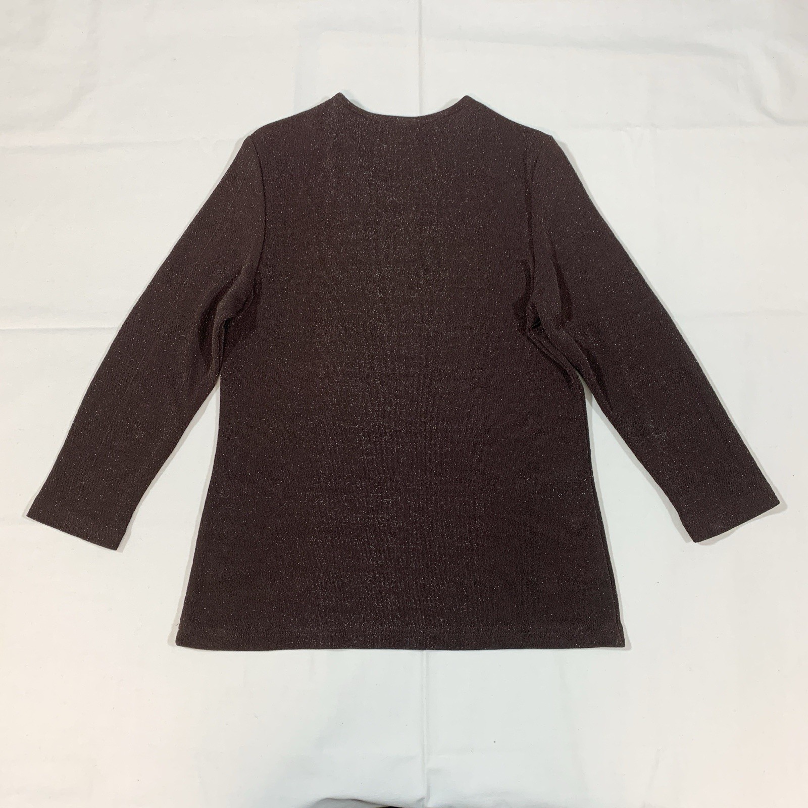 Vintage Ilyza New York Sz M Sparkling Tunic V Neck Dress L/S Cocktail Whimsigoth