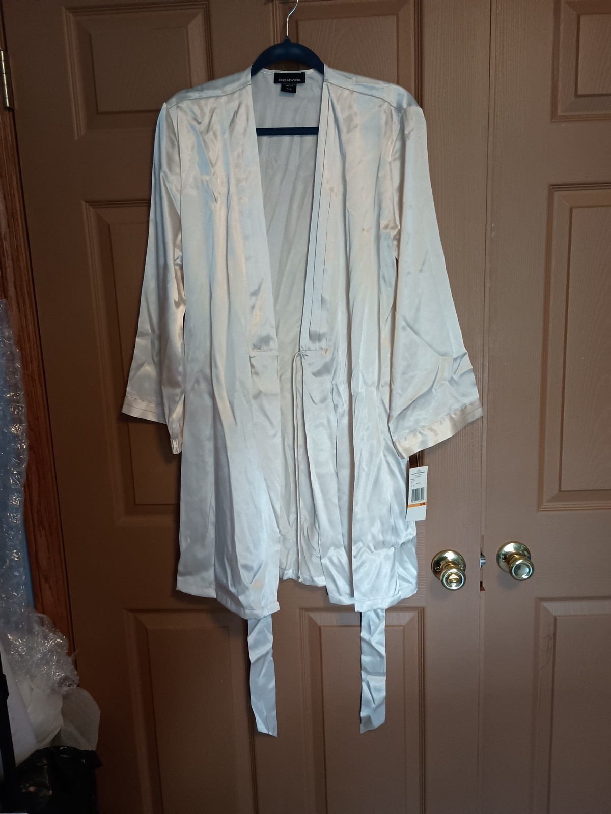 VTG Cream Jones New York Short Nightgown & Robe Small NEW WITH TAGS Vintage