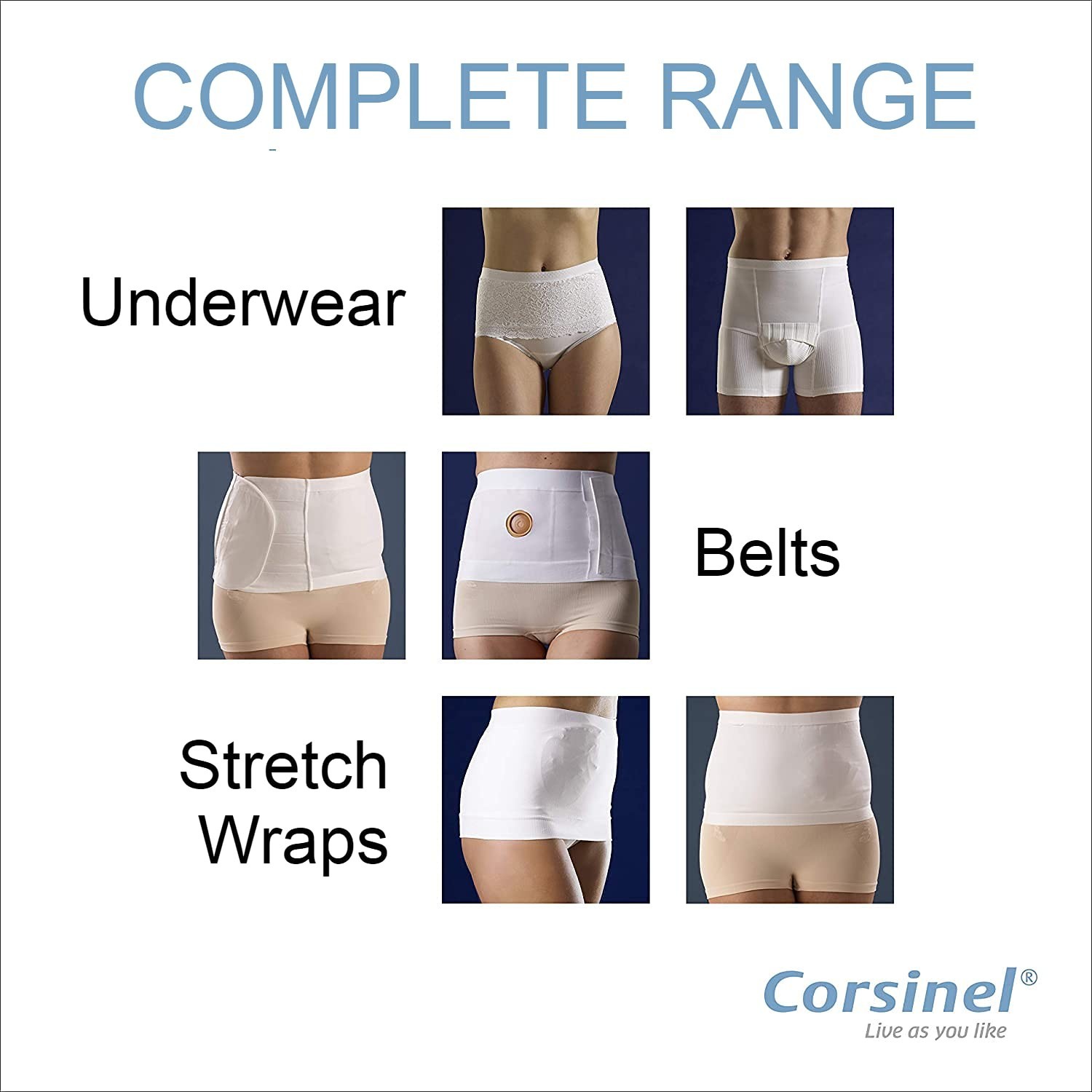 StomaSafe Plus Ostomy/Hernia Support Garment Light by TYTEX (Beige, M/L), 41-…