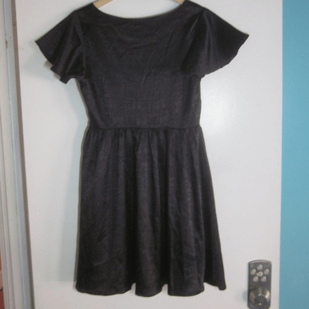 Disturbia Dorian Black Goth Mini Dress Womens Size 4 NWT UK 8 NEW with TAGS