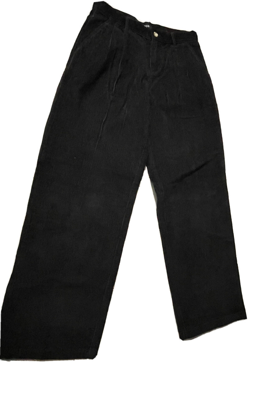 Vintage Izod cordoroy pants high waisted Black New 80’s Size 16 Girls Youth