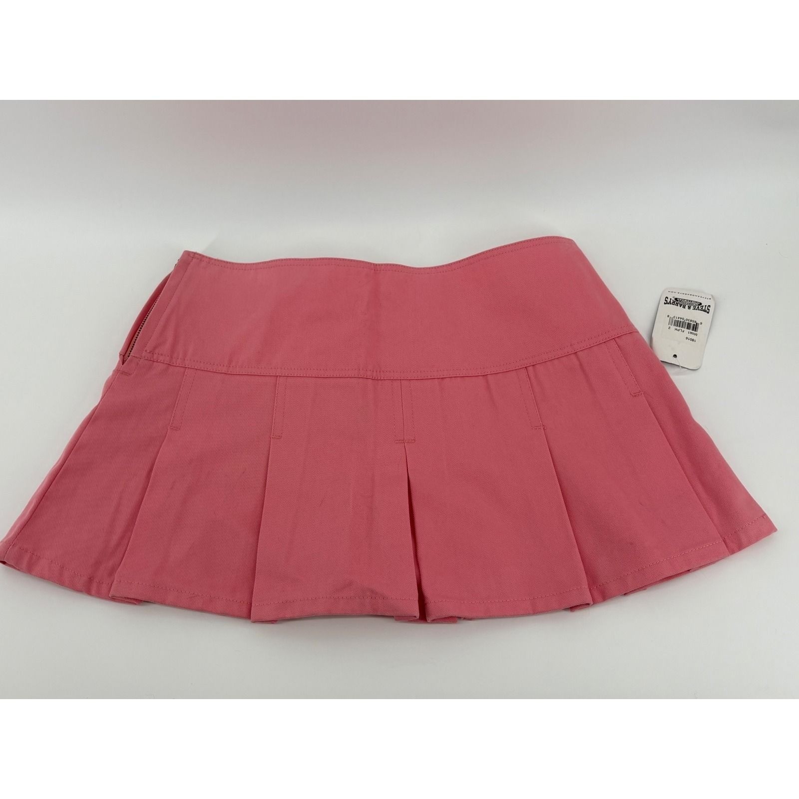 Y2K Steve & Barry’s Pink Pleated Mini Skirt NWT Size 2 VTG Coquette Schoolgirl