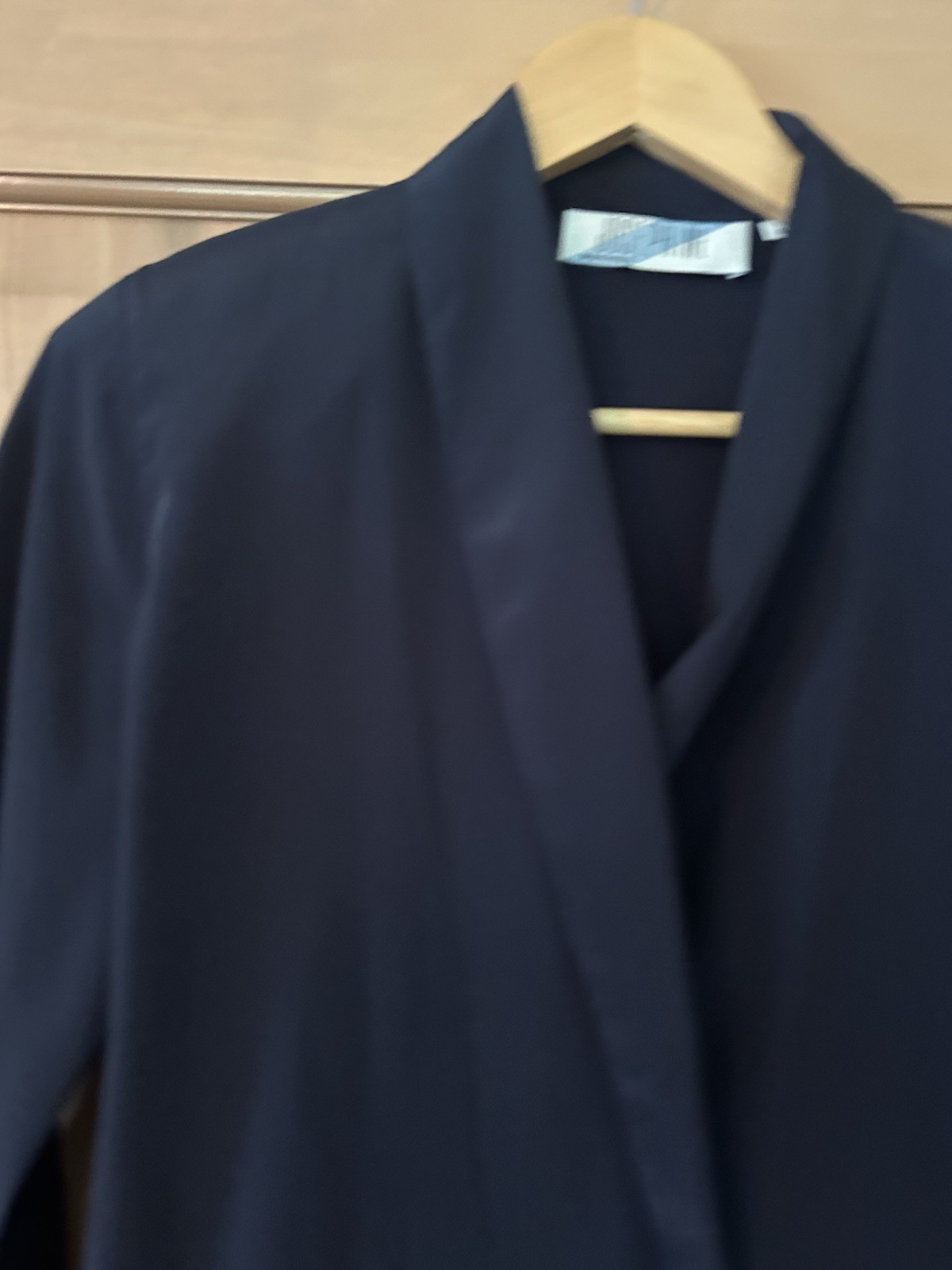 VTG Josephine Petites Double-Breasted Blouse, Size 4, Gold Crest Buttons