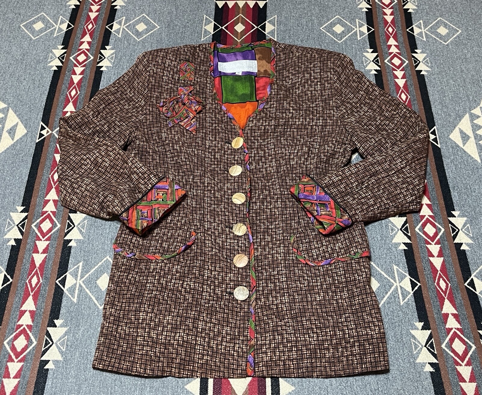 Platinum Petites Vintage Dress & Jacket Set Dorothy Schoelen S T45