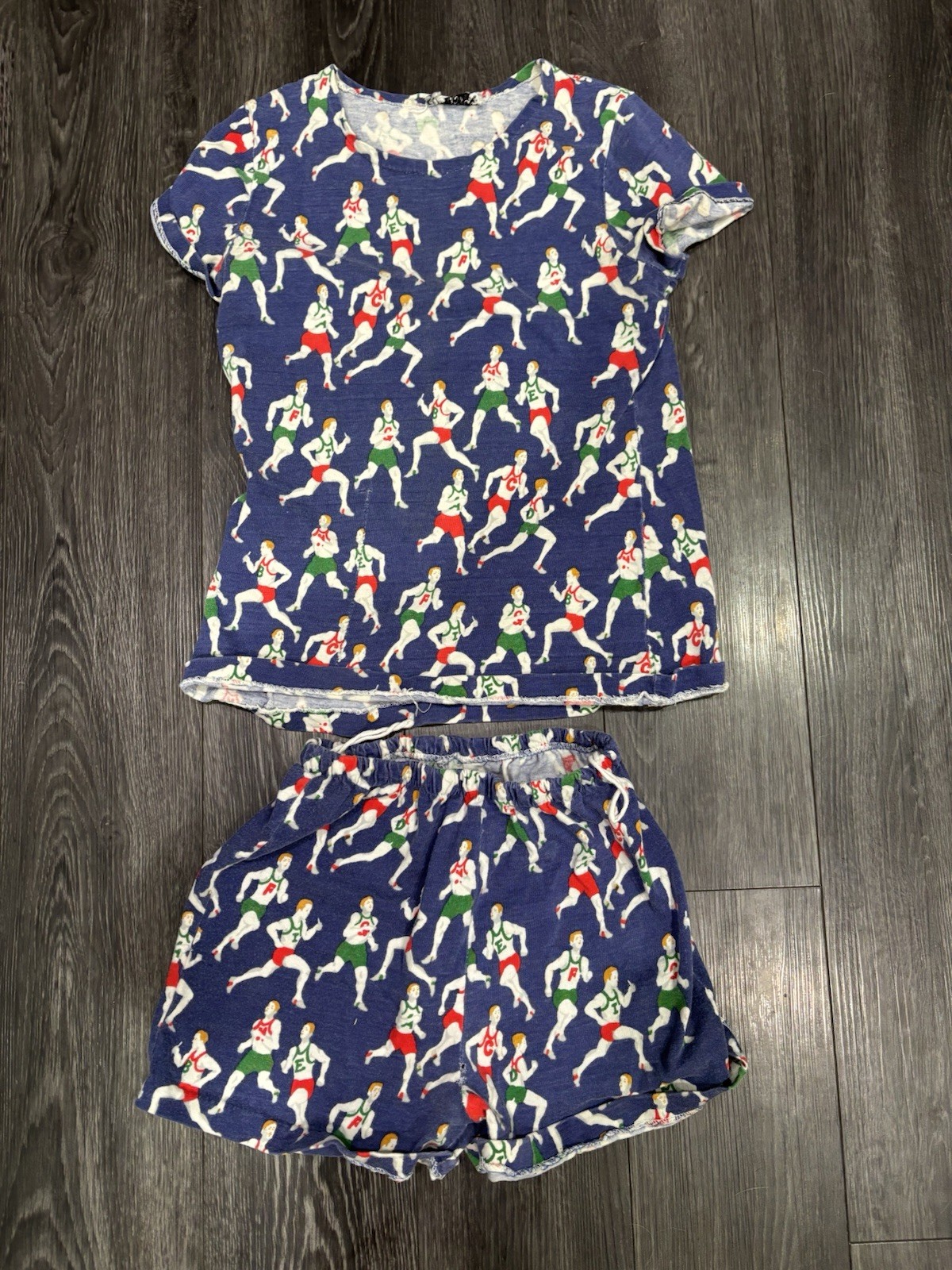 VTG 70’s? Track Runners All Over Print Olympic Track & Field Lounge Wear Rare