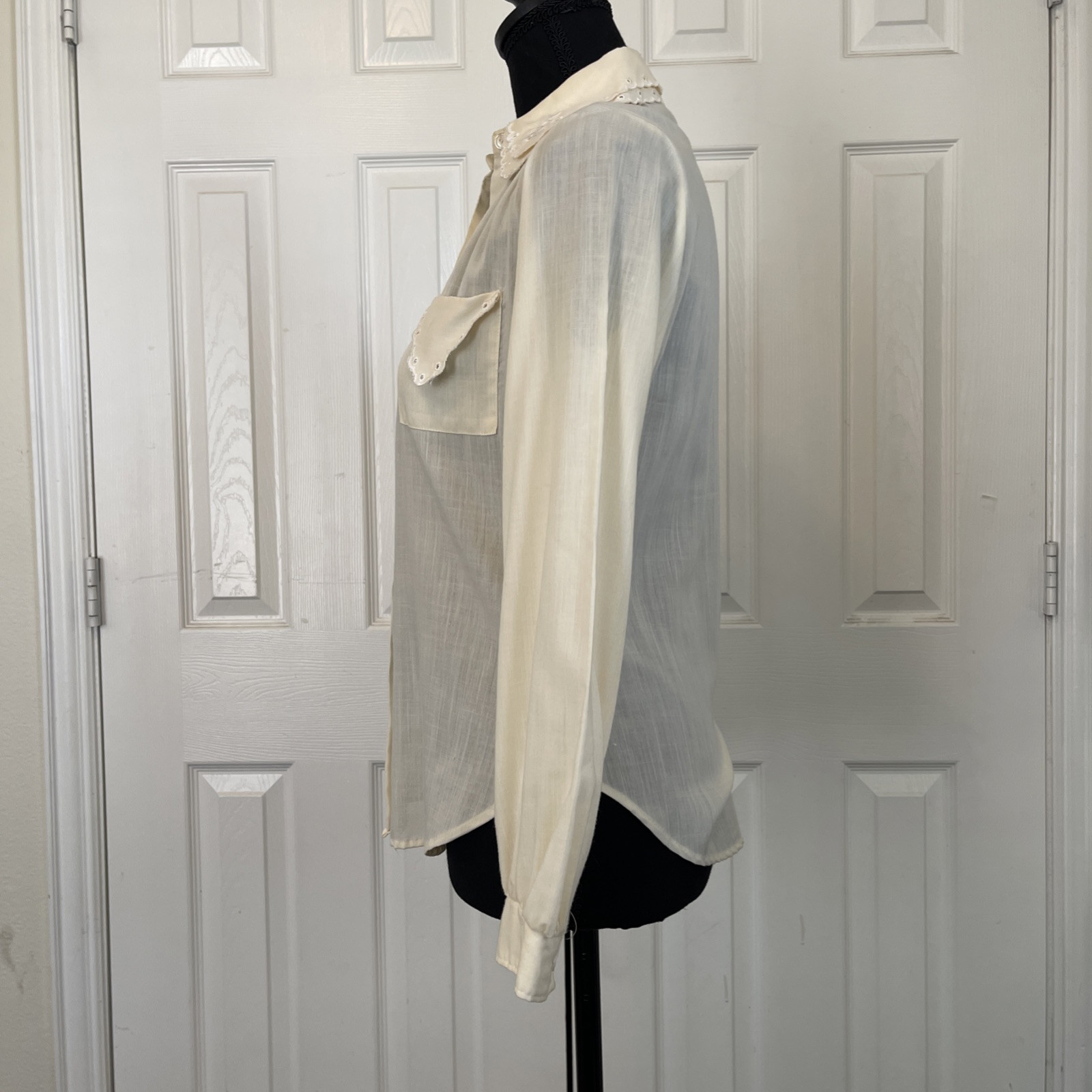 Vintage Langtry Ltd. Button Up Blouse