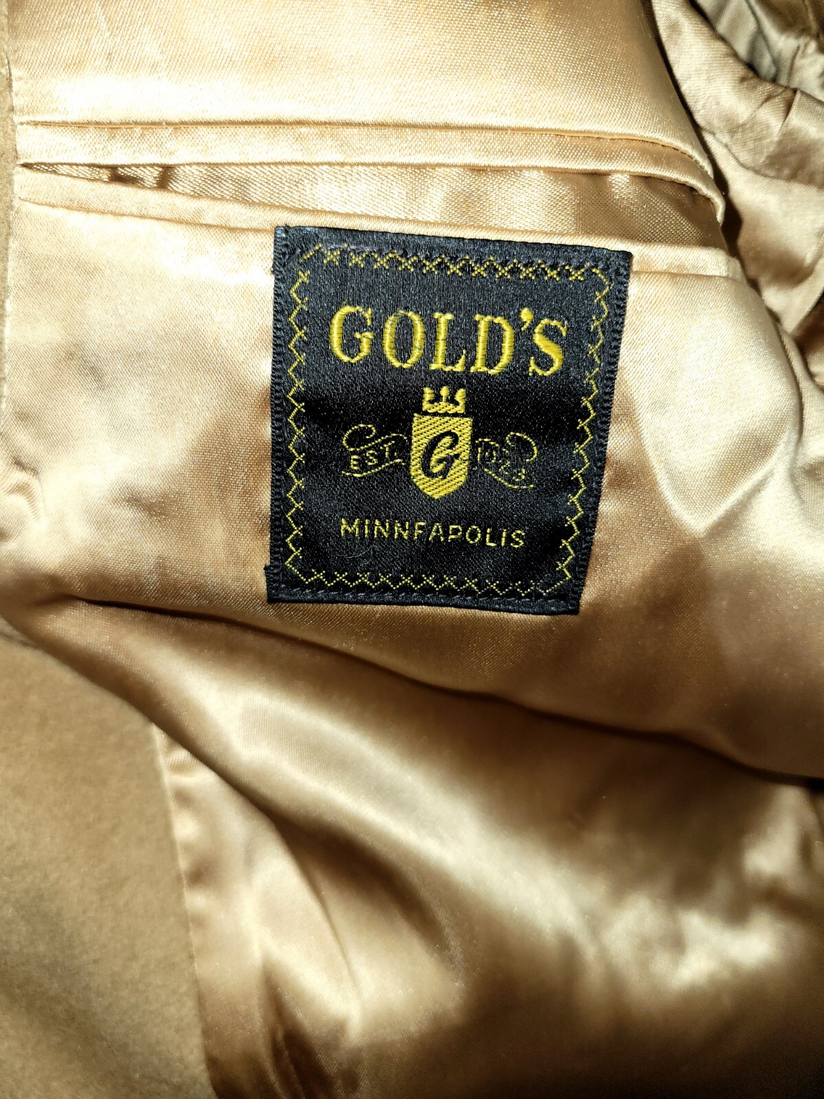 Vintage GOLD’S Merino Wool and Mongolian Camel Hair Trench Coat