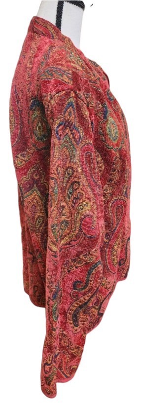 Flashback Vintage Tapestry Jacket Y2K 90’s Size XL Mandarin Collar