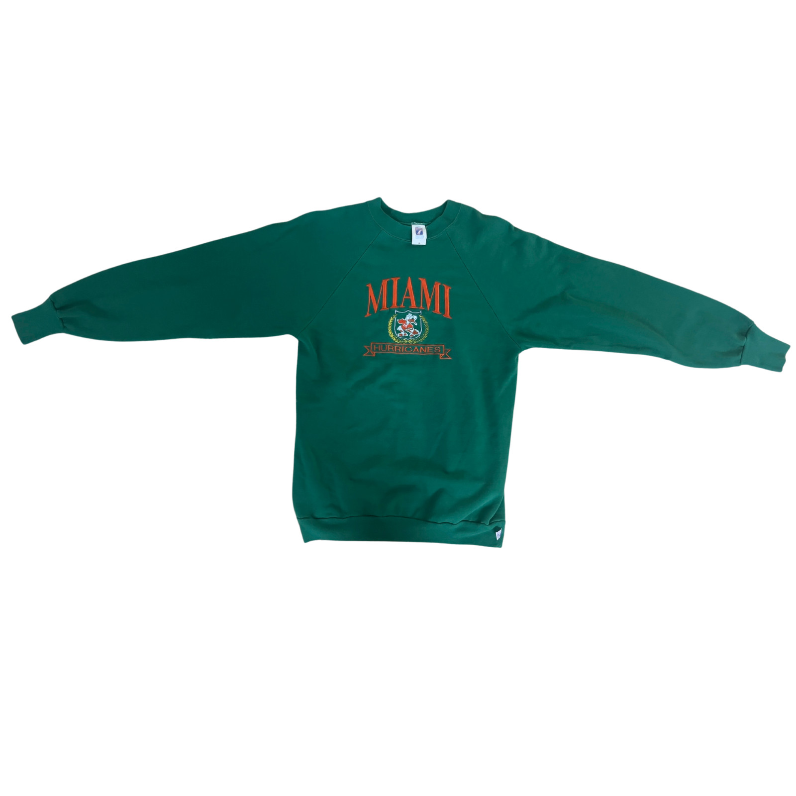 Miami Hurricanes Vintage Logo 7 SweatShirt/Crewneck- XL Made in USA