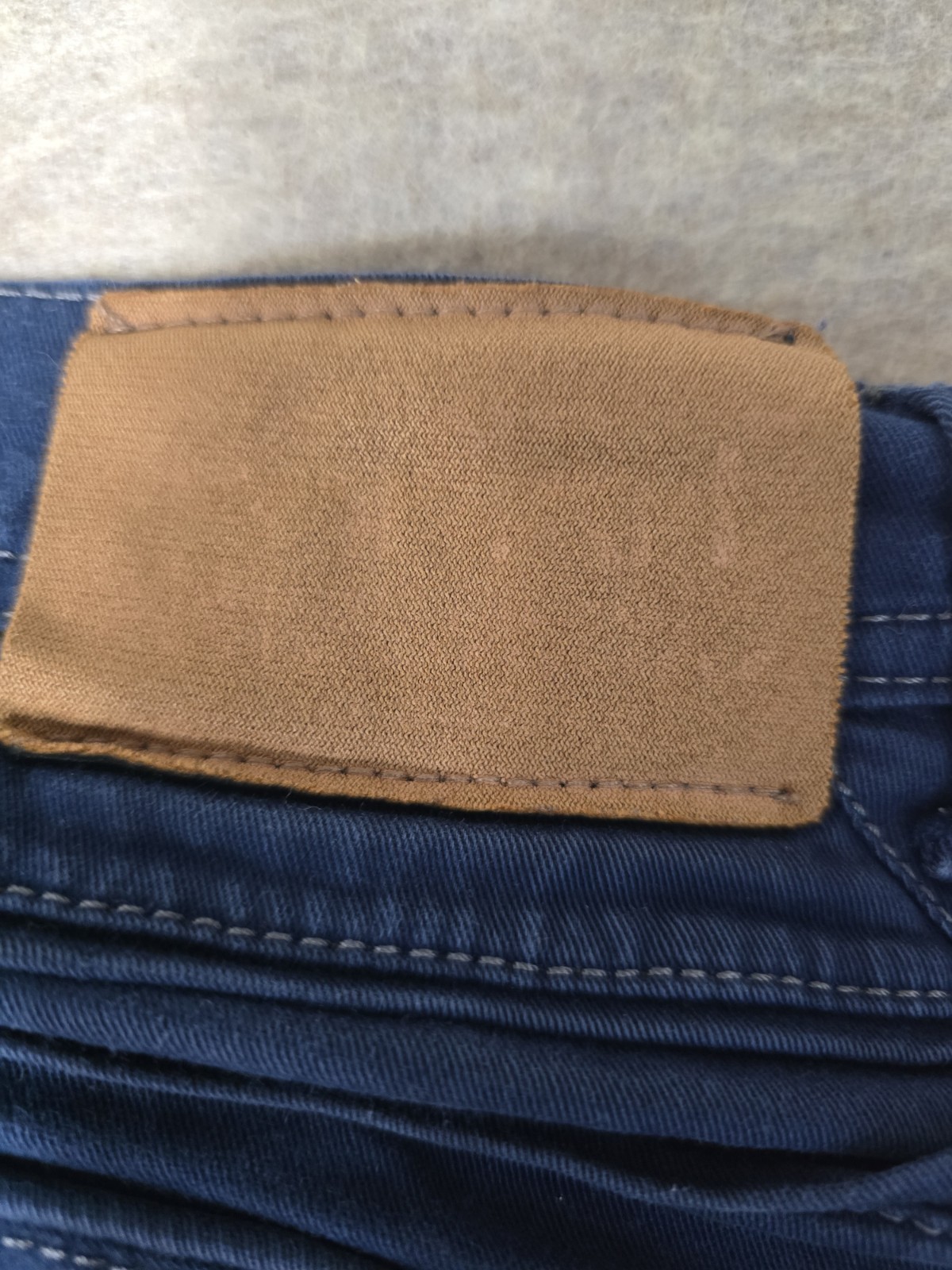 Vintage 90s Esprit Dark Blue Straight Jeans Casual Pant No Back Pockets Size 32