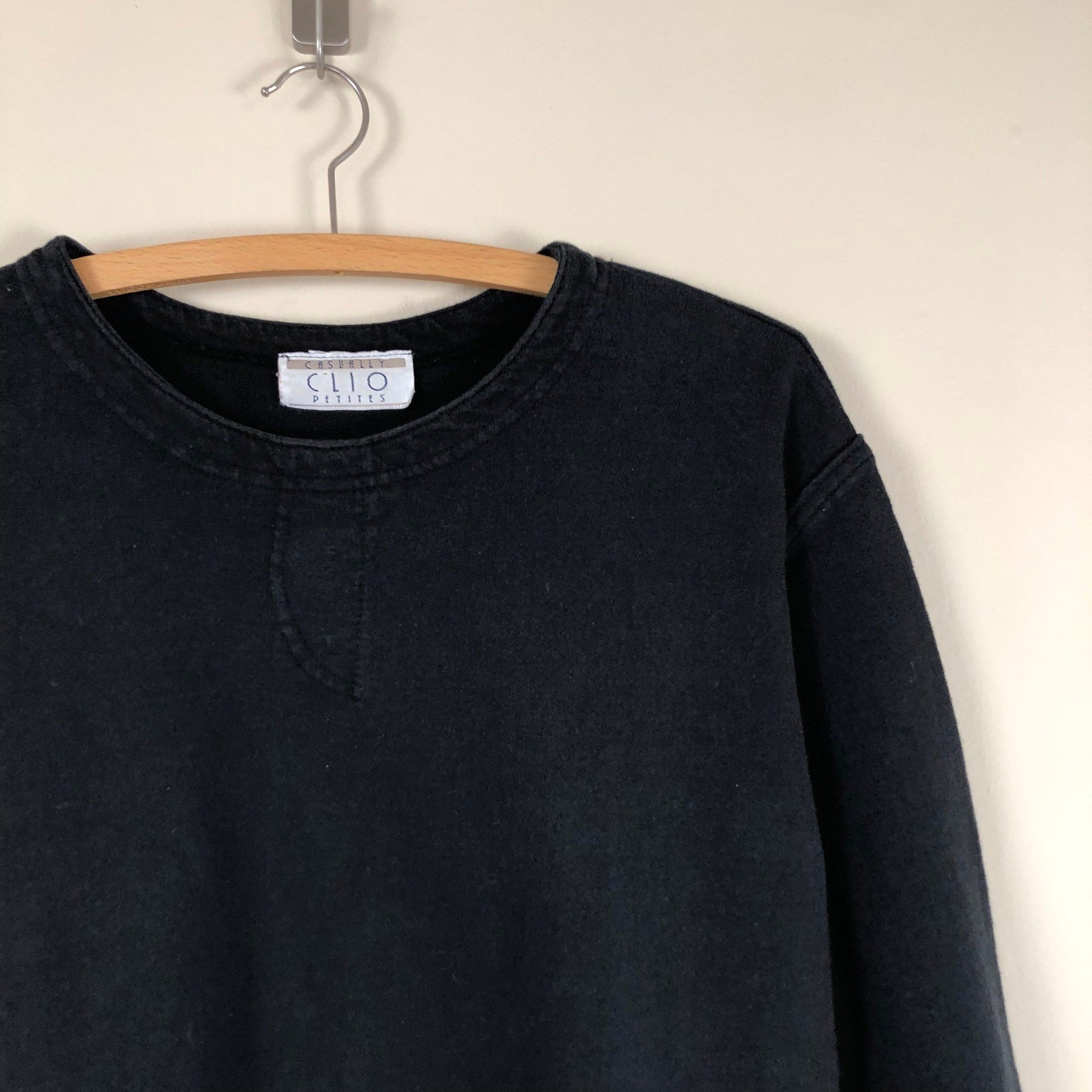 vintage 90s minimal tunic sweatshirt knit top linen minimalist grunge boho