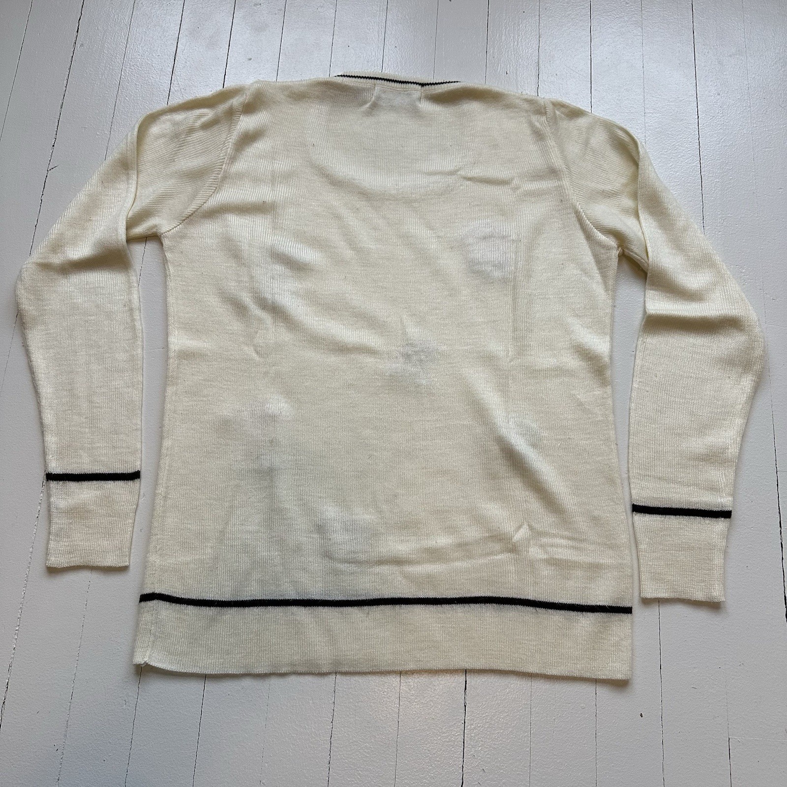 70s Mushroom Embroidered Sweater Leroy Knitwear Size Medium Hippie