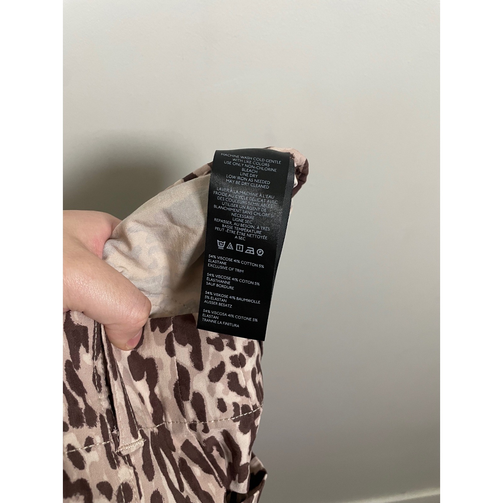 Anthropologie Maeve Colette Mini Skirt in Animal Print Size XS Classic Feminine