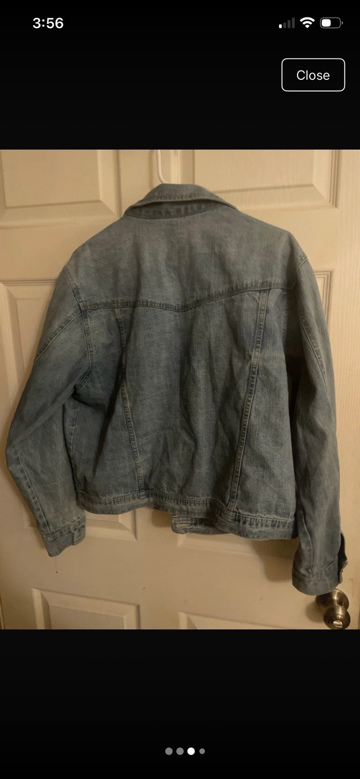 Bill Blass Women’s Denim Jacket Light Blue Jean Cotton Size XL Y2K Vintage