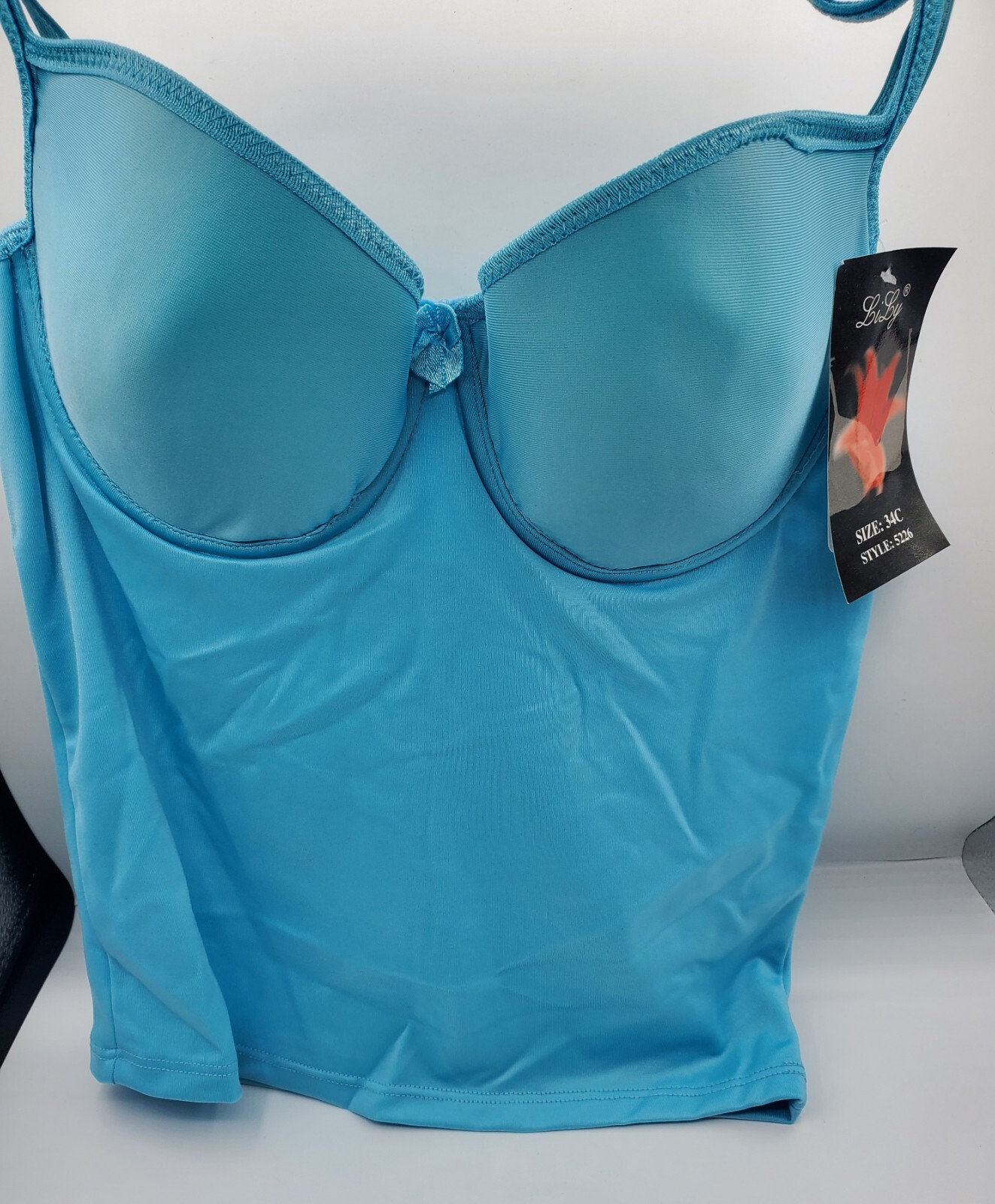 LiLy Underwire Cami Camisole Top Style 5226 – Aqua NWT