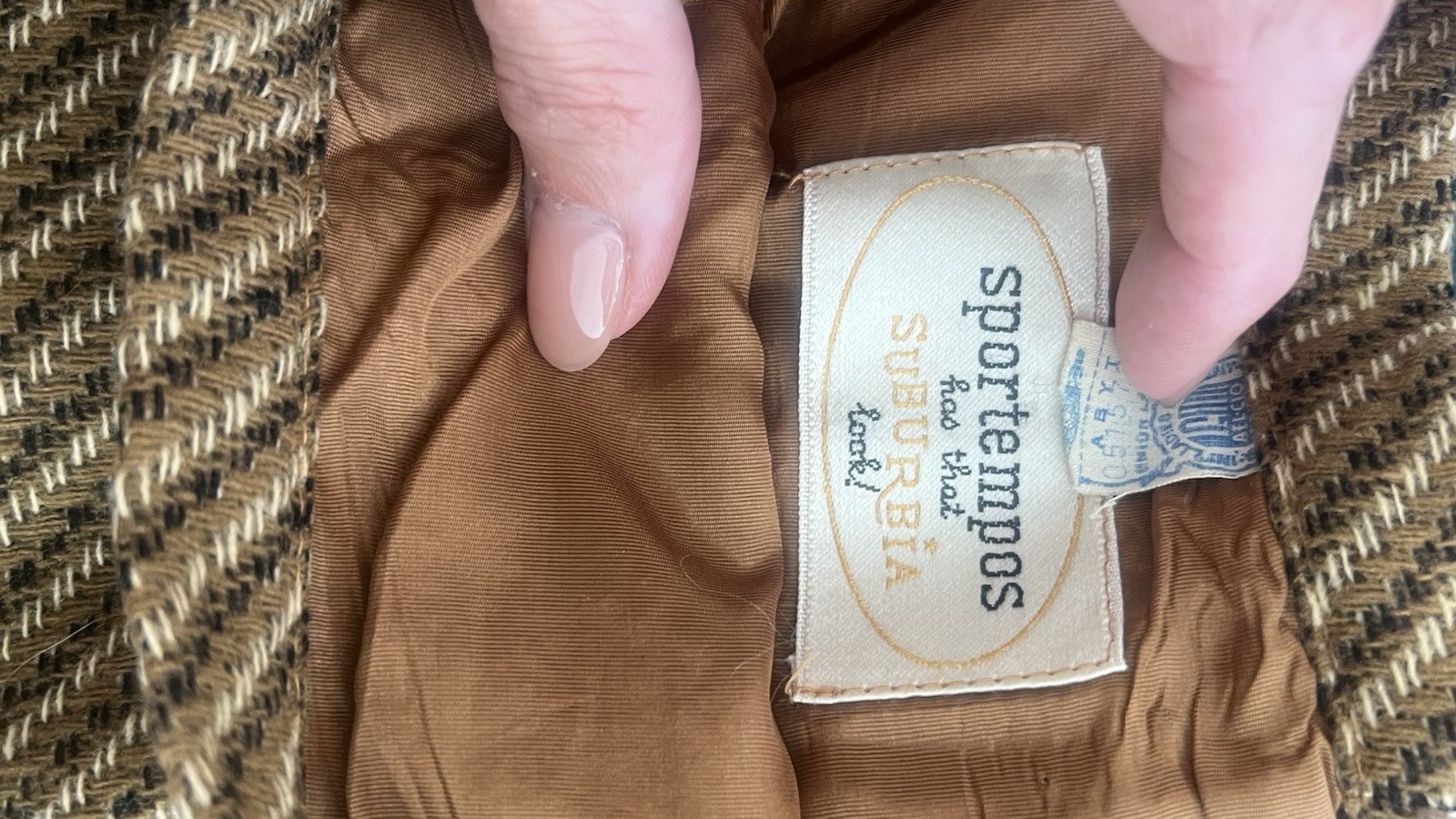 Vintage Sportempos For That Suburbia Look Tweed Pencil Skirt XS/S Union Tag