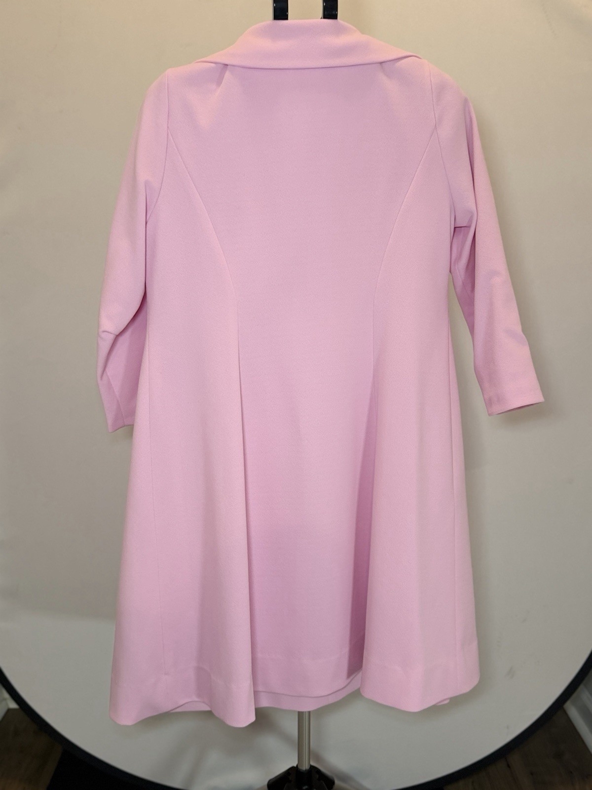 Vintage 1960s Alfred Werber Pink Coat Dress Set No Size Tag