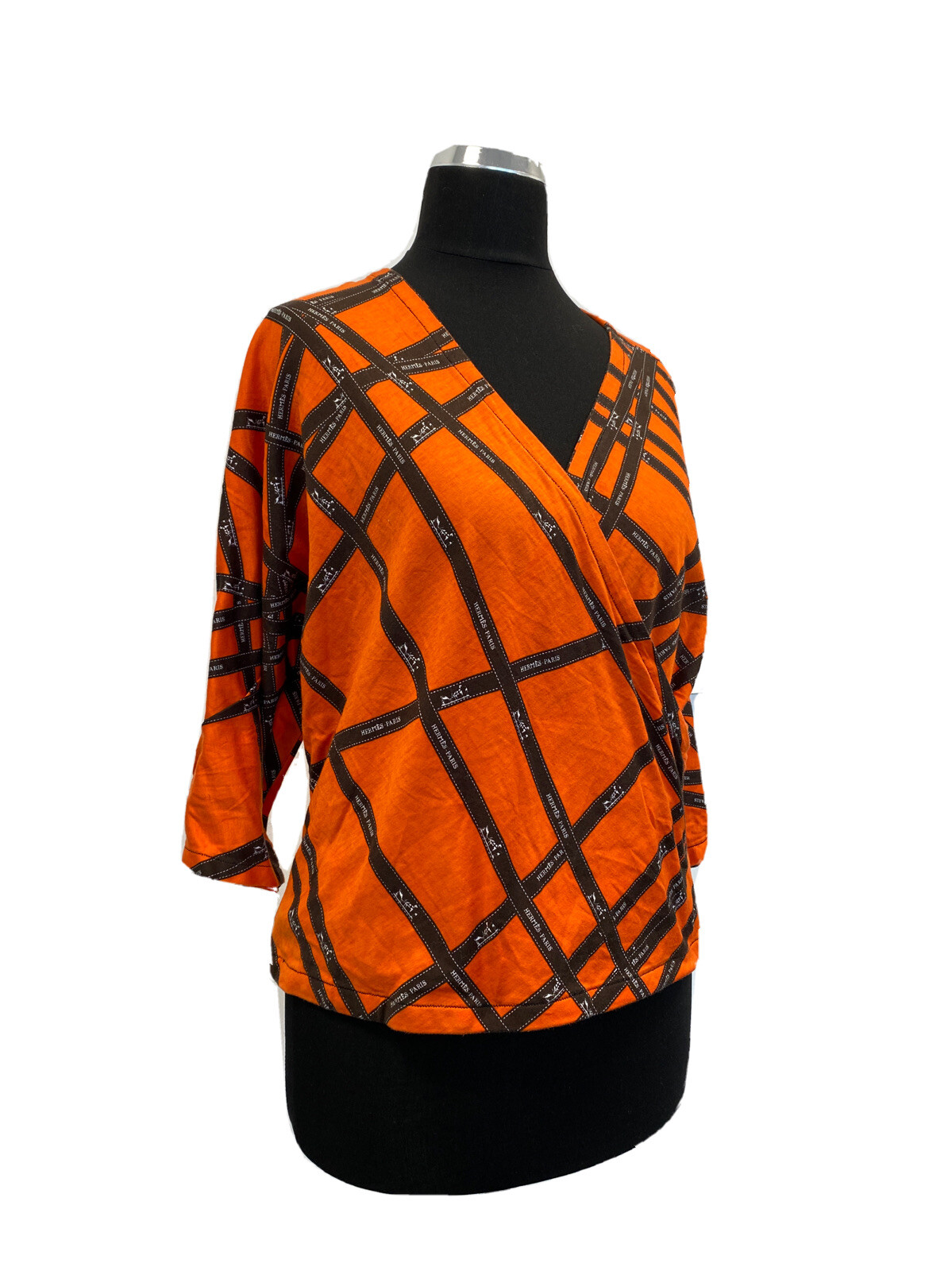 HERMES WOMEN’S SHIRT SHIRT VINTAGE JHG256