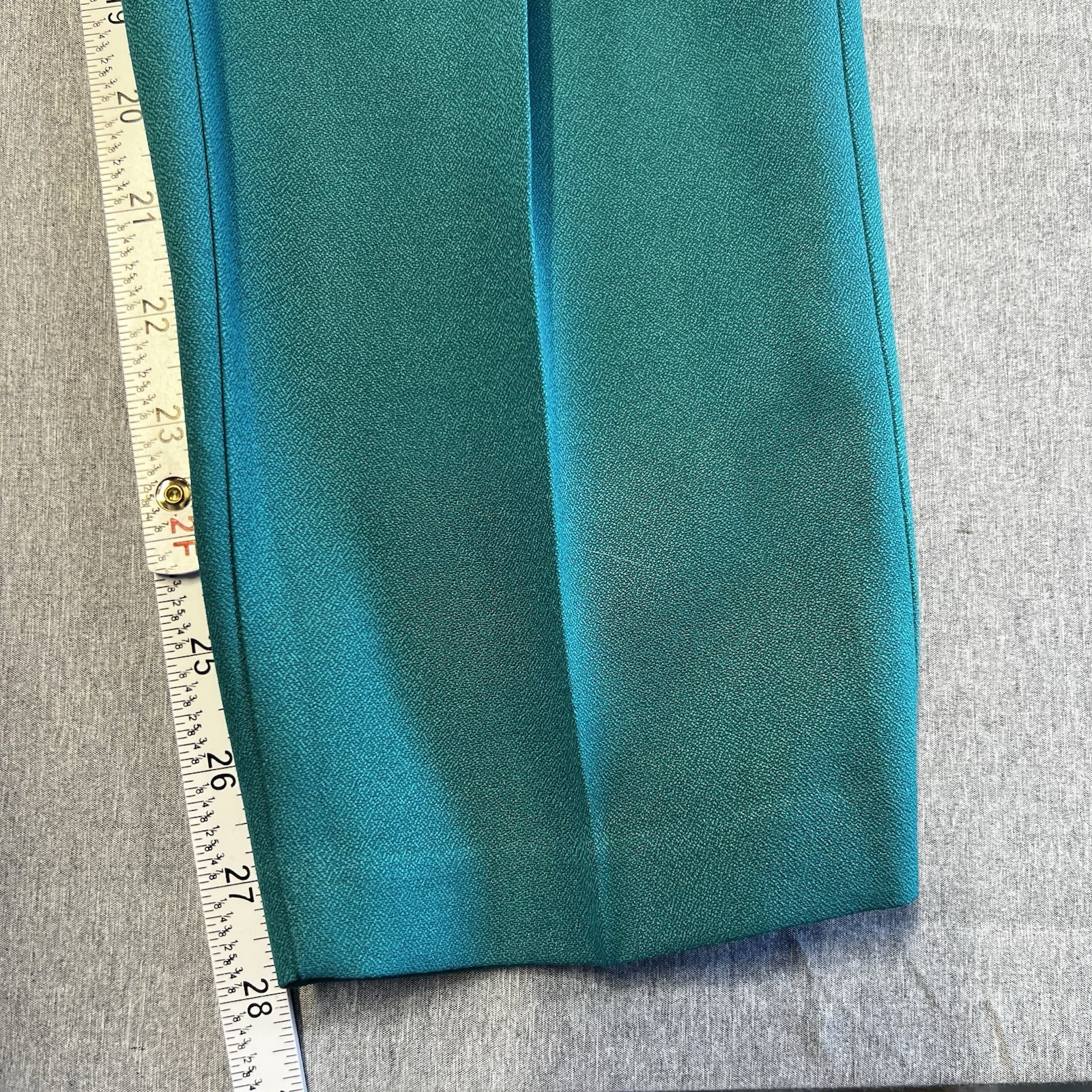 Vintage 80s Teal Power Jumpsuit Belted USA Made Joan Walters Petite 80s tailored