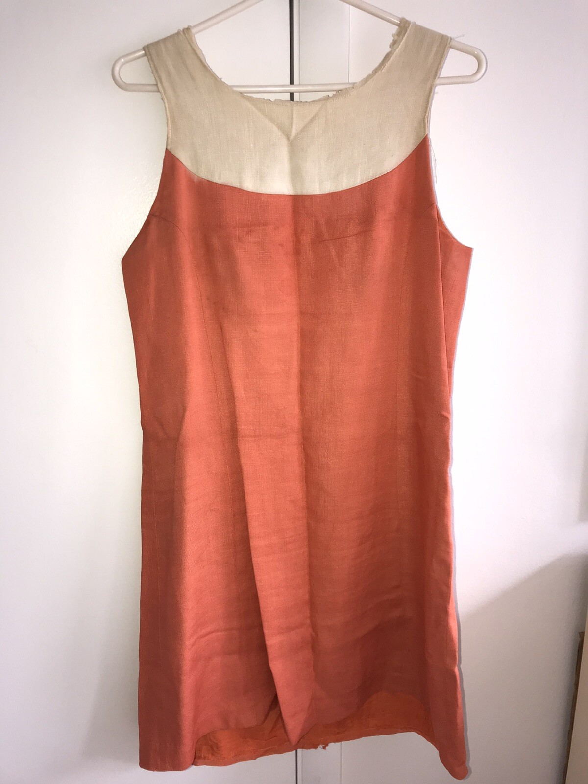 Vintage Womens 1960s/70s Michael Dayan For Tape Measure A-line Shift Dress Sz 12