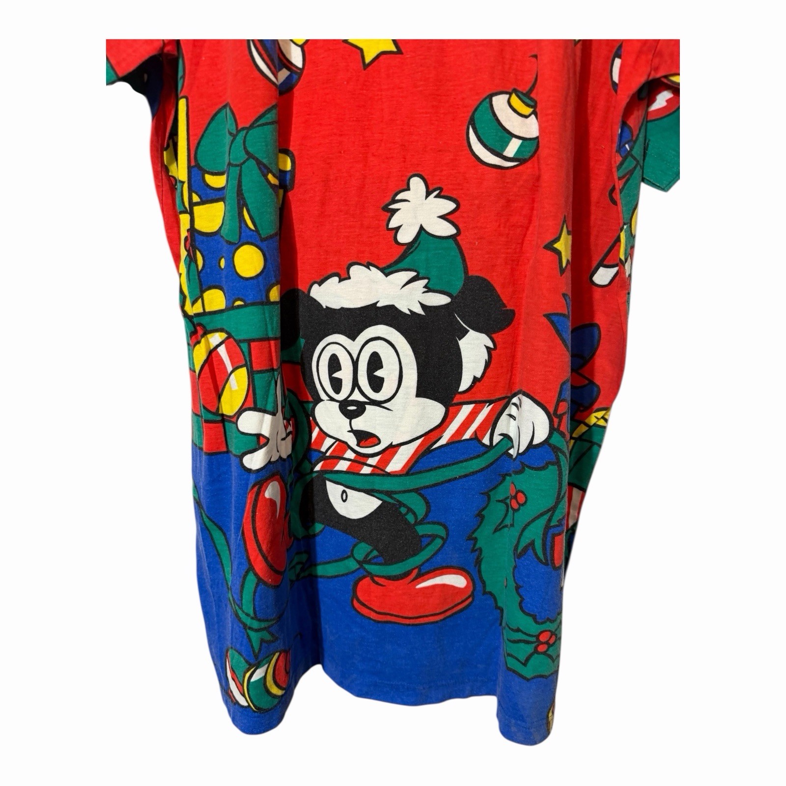 Vintage 1994 BETTY BOOP INTIMATES Christmas t shirt oversized AOP cover up 90s