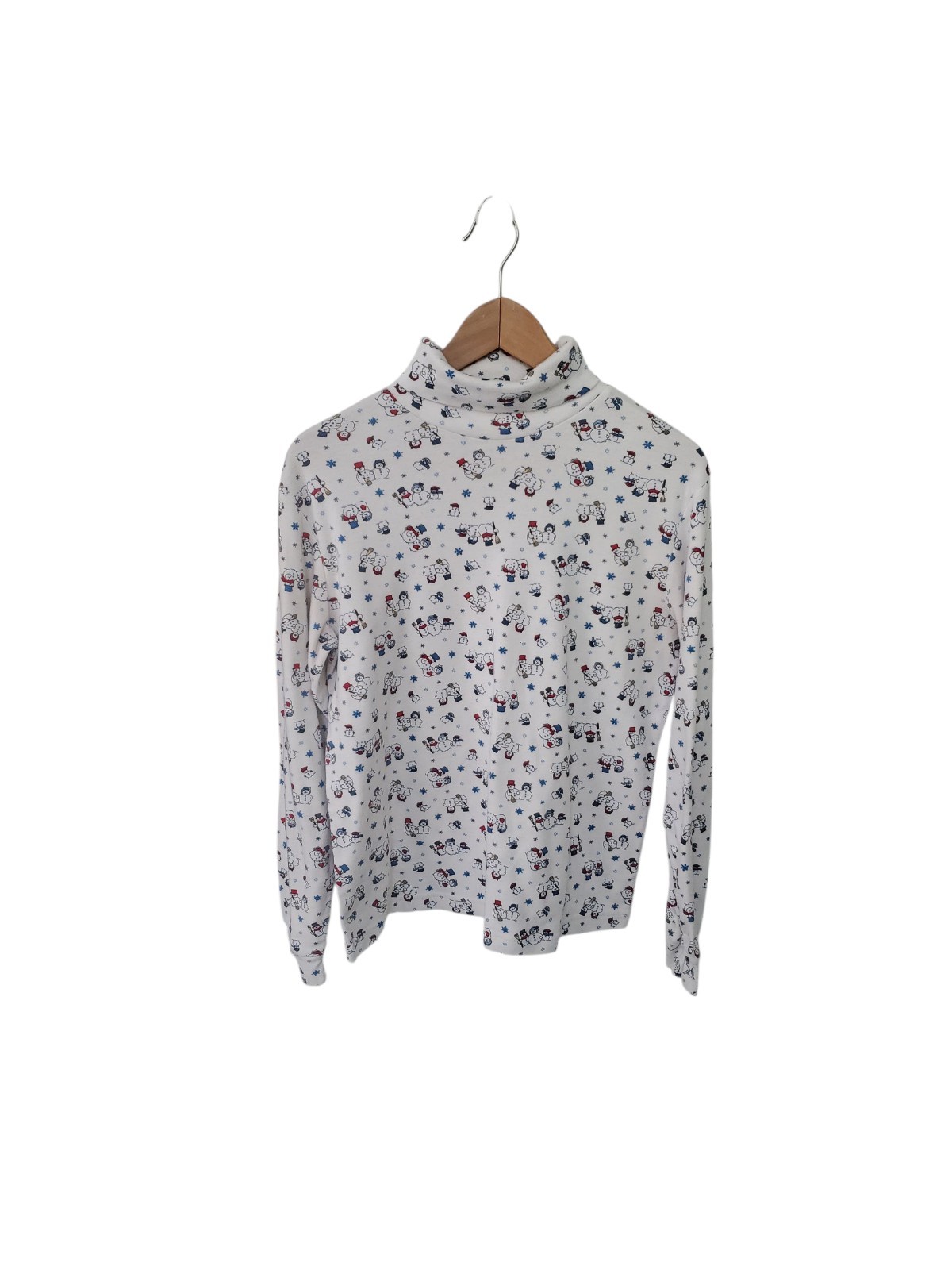 Vtg 90s Classic Elements Holiday Turtleneck Shirt Size M Christmas