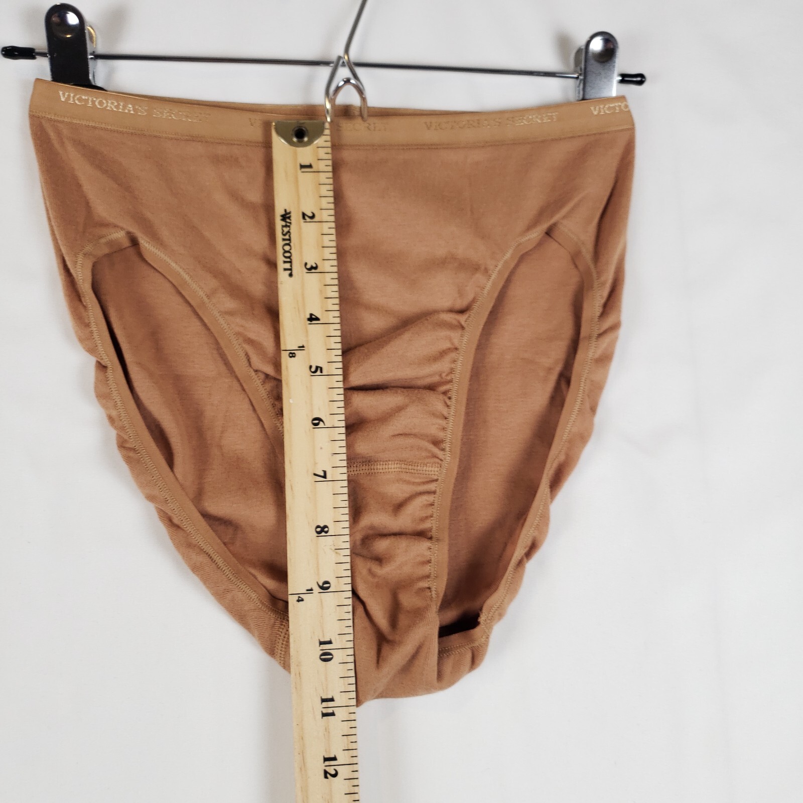 Vtg Victorias Secret Cotton Thick Signature Band Hi Leg Panty Medium 2008 NWT