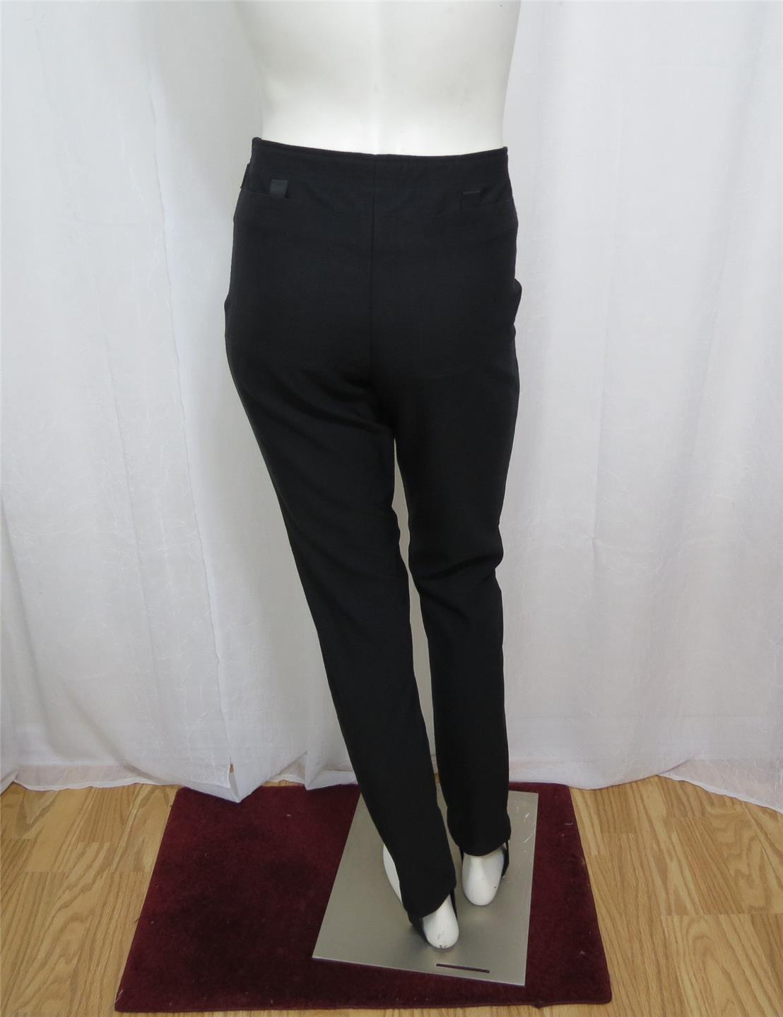 Versace Jeans Couture black removable stirrup pants size 30/44