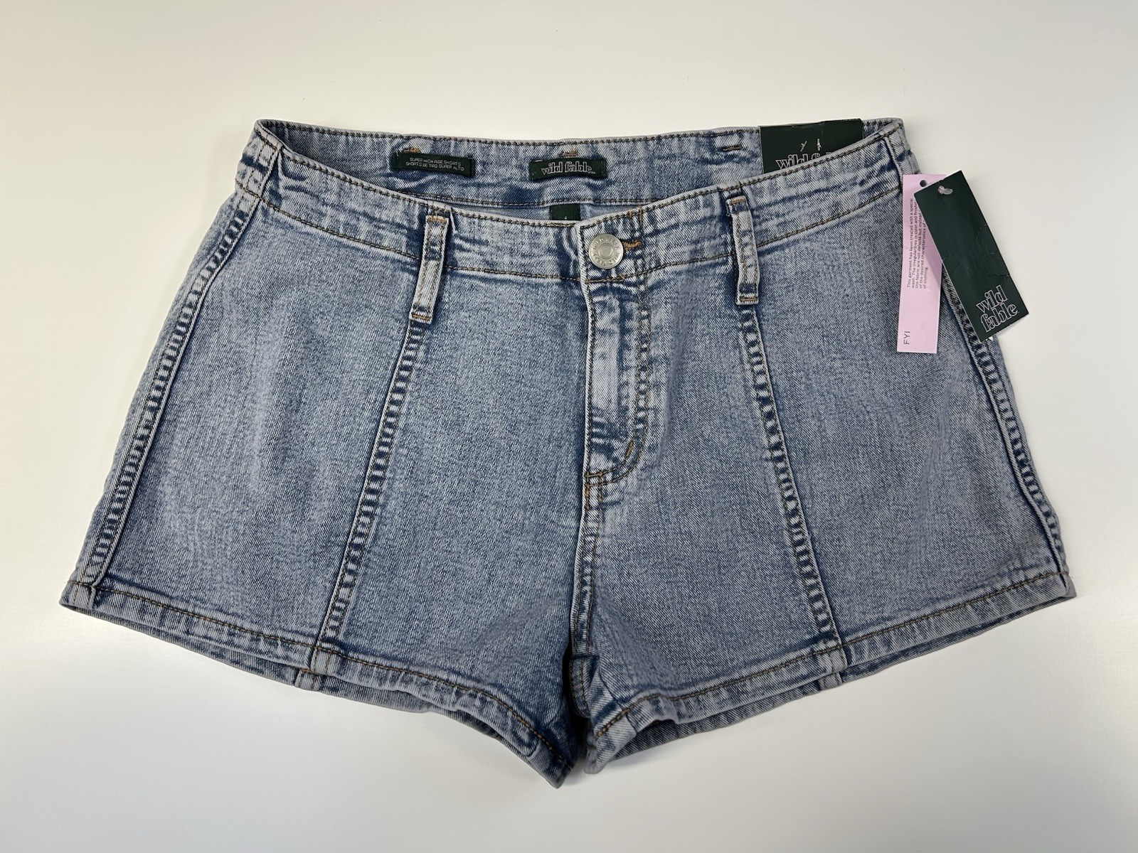 Wild Fable Super High-Rise Denim Shorts 4 NWT