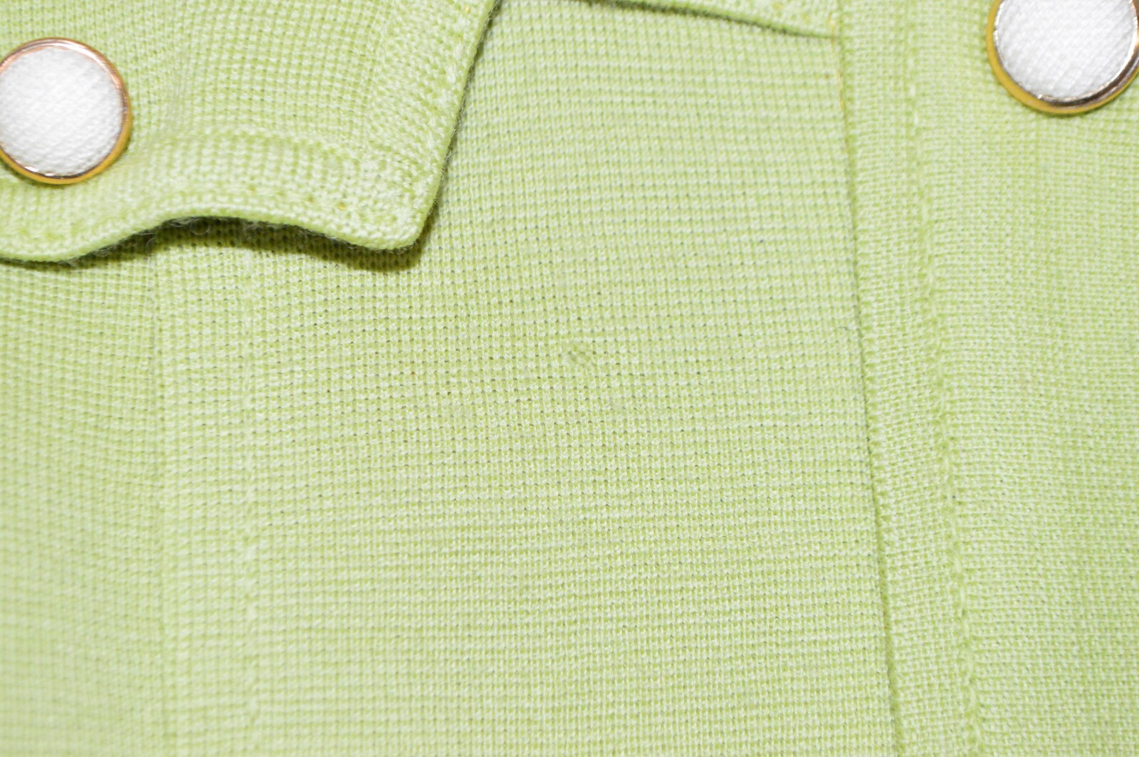 1960’s Mod Secretary Green Beige 100% Wool 2 Piece Dress Suit Modern Day Medium