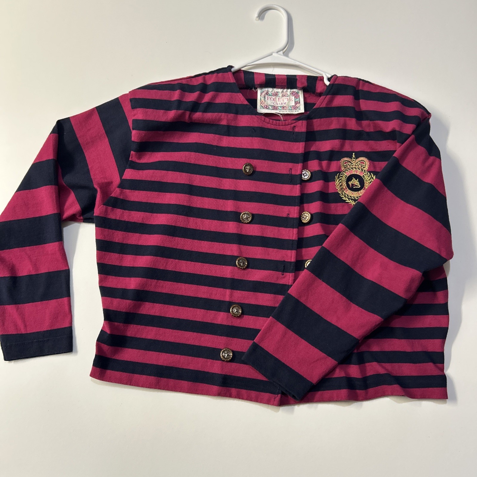 Folette Navy Vintage Nautical Style