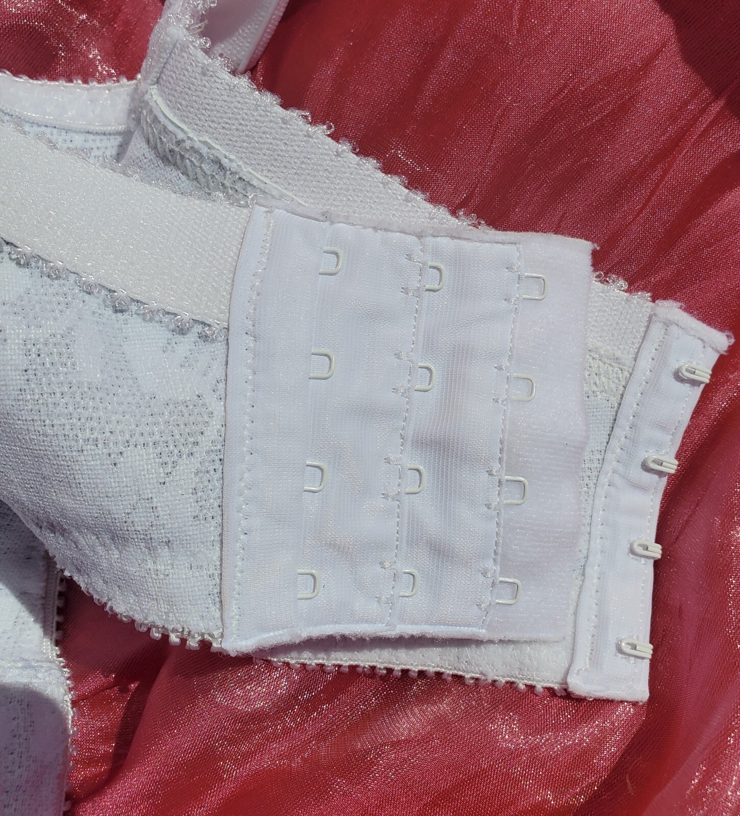 Playtex White Bra Size 40D White Silky Lace Sexy Sissy Pin-up Crossdress Y2K