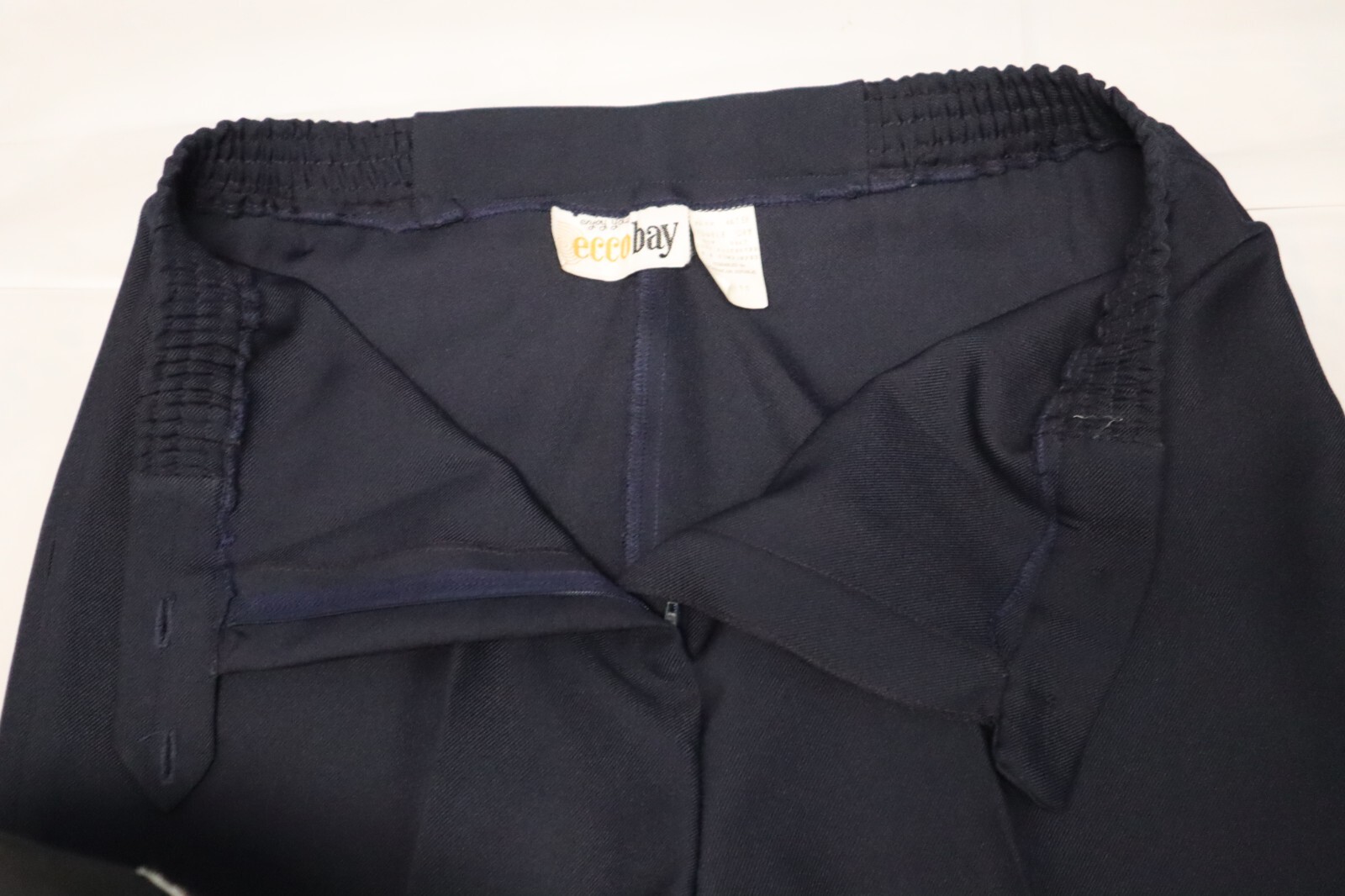 Vintage 1970s ECCOBAY womens navy blue pants size 9 10