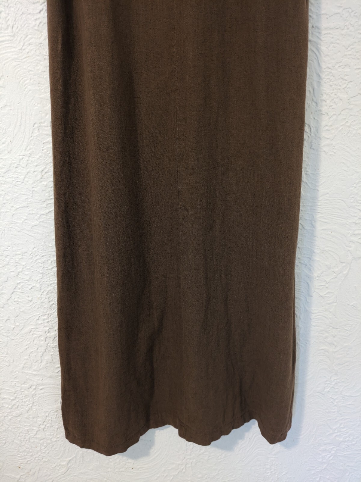 Vintage Dressing Clio Medium Linen Blend Dress Brown