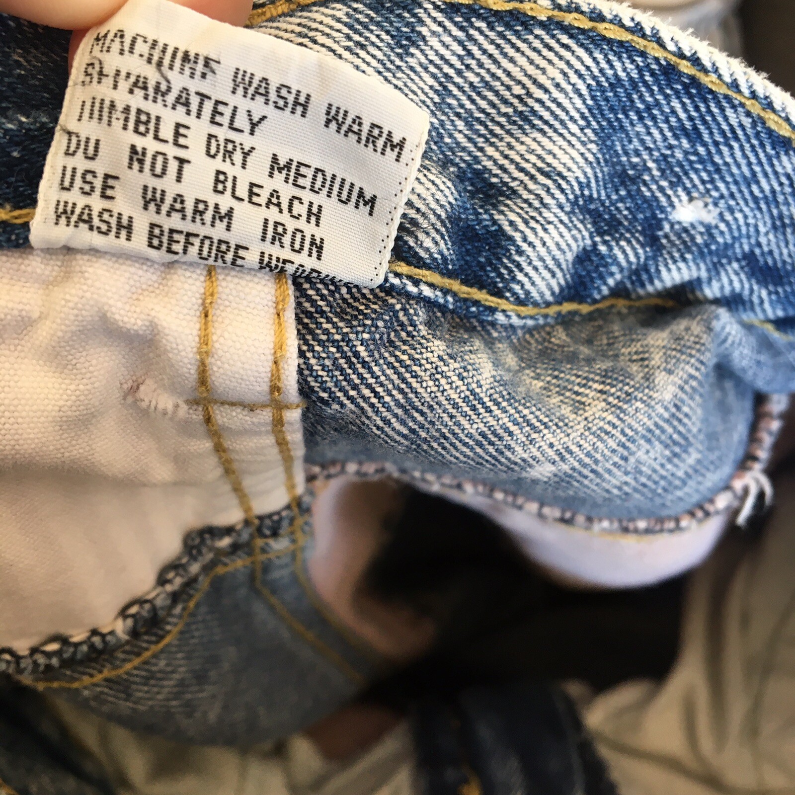 80s Vintage Kozmic Blues Acid Wash Patchwork Jeans 28”