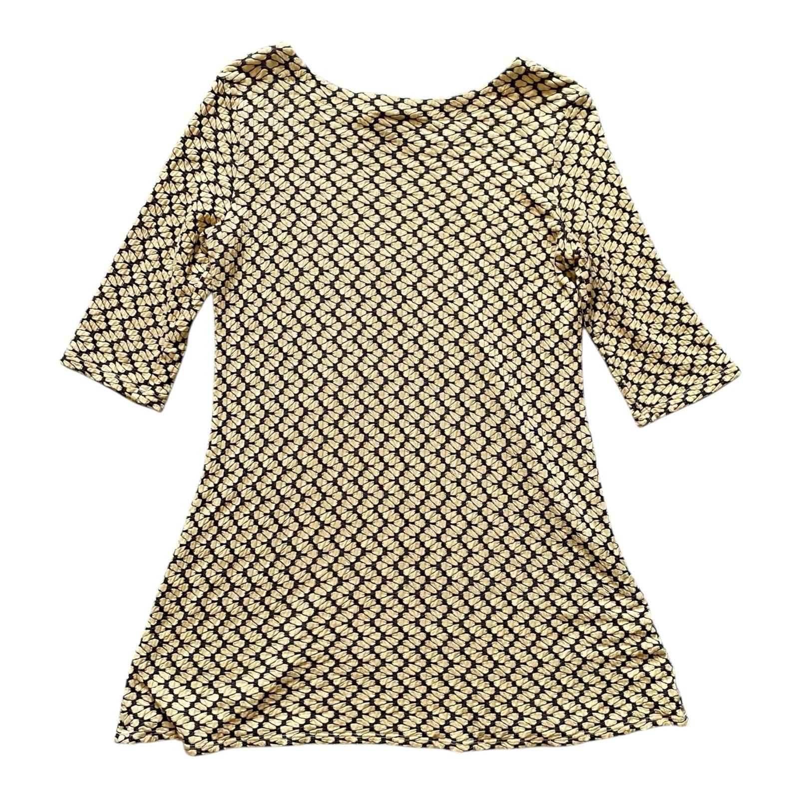 VTG ~ 1990s ~ Tianello ~ Stretch Knit Lou Ann Tunic/Dress ~ Smocking ~ Size S