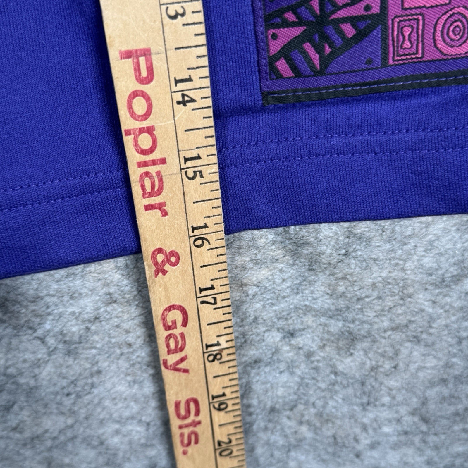 Vintage 90s Womens Avia Purple Sweat Shorts Size M 24×16 Pattern Elastic Waist