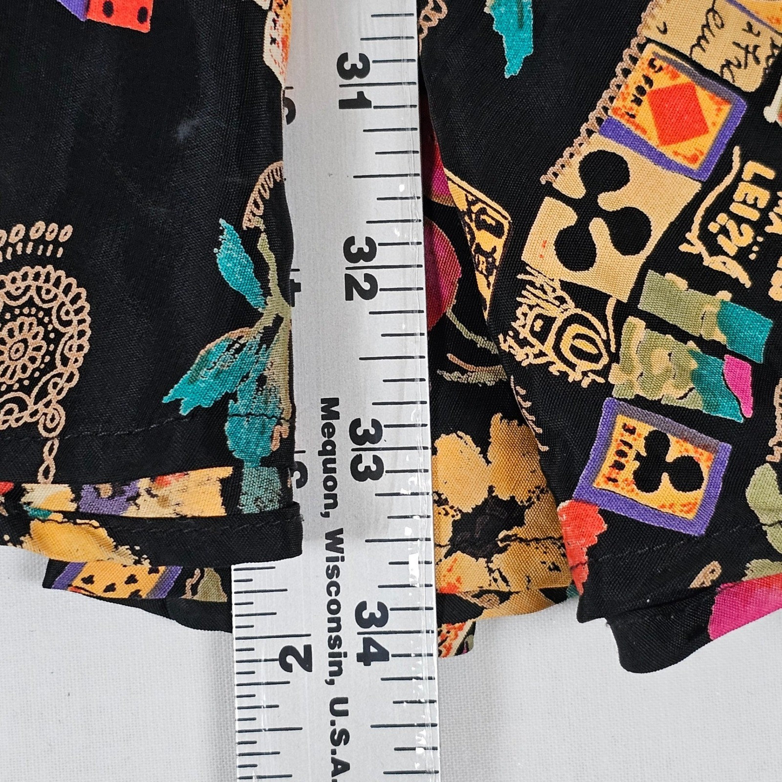 Carole Little Vintage Floral Playing Card Novelty Print Maxi Dress Black Size 14