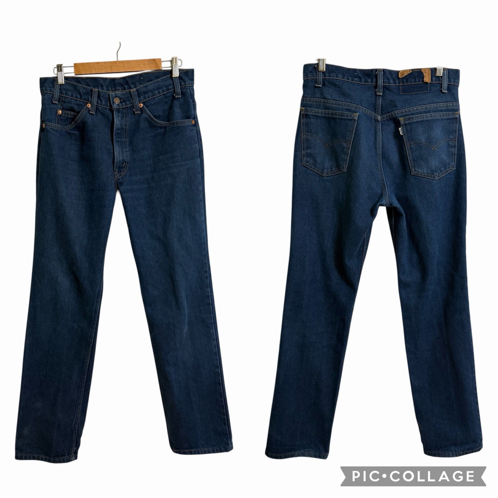 Vintage 80s Levi’s White Tab Made in USA High Waisted Mom Jeans 33×32 Talon Zip