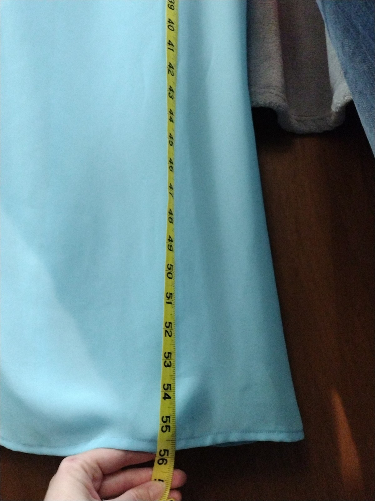 Vtg 70s Ice Blue Maxi Dress 16 1/2 Sheer Cardigan Jacket Made USA Formal Wedding