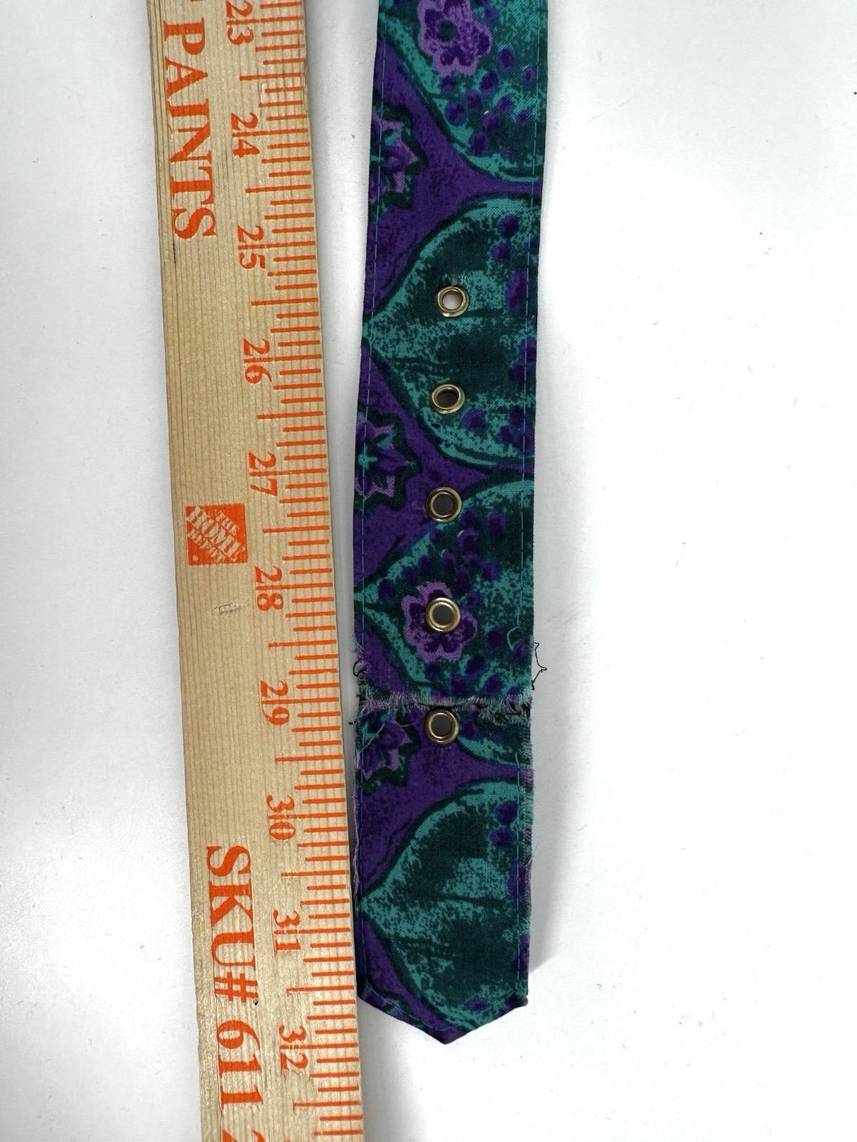 VTG 80’s Serbin of Florida Teal Purple Floral Hostess Artwear Boho Dress HH42